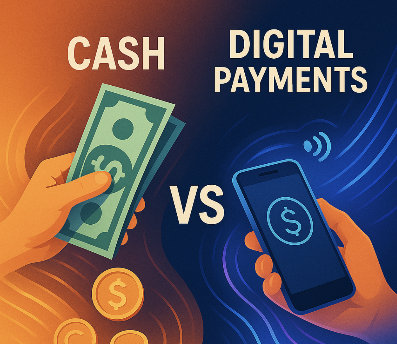 cash vs digital payments